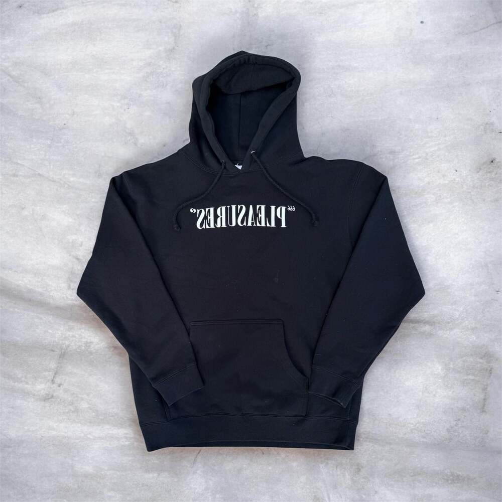 Pleasures Logo Pullover Hoodie Black